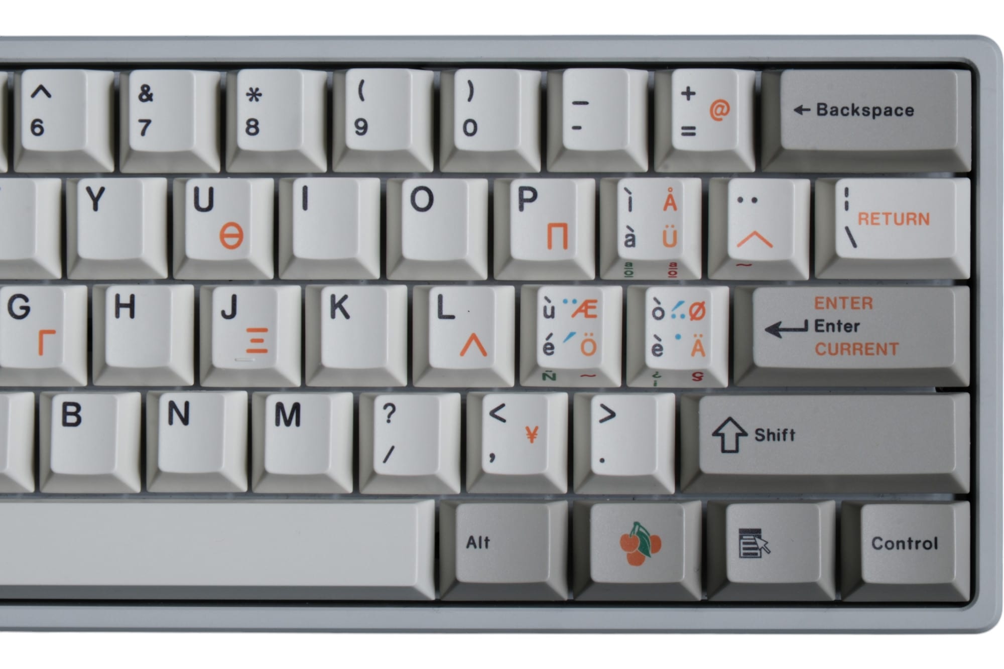 JC Studio Greek Orange Keycap Kit · Milktooth